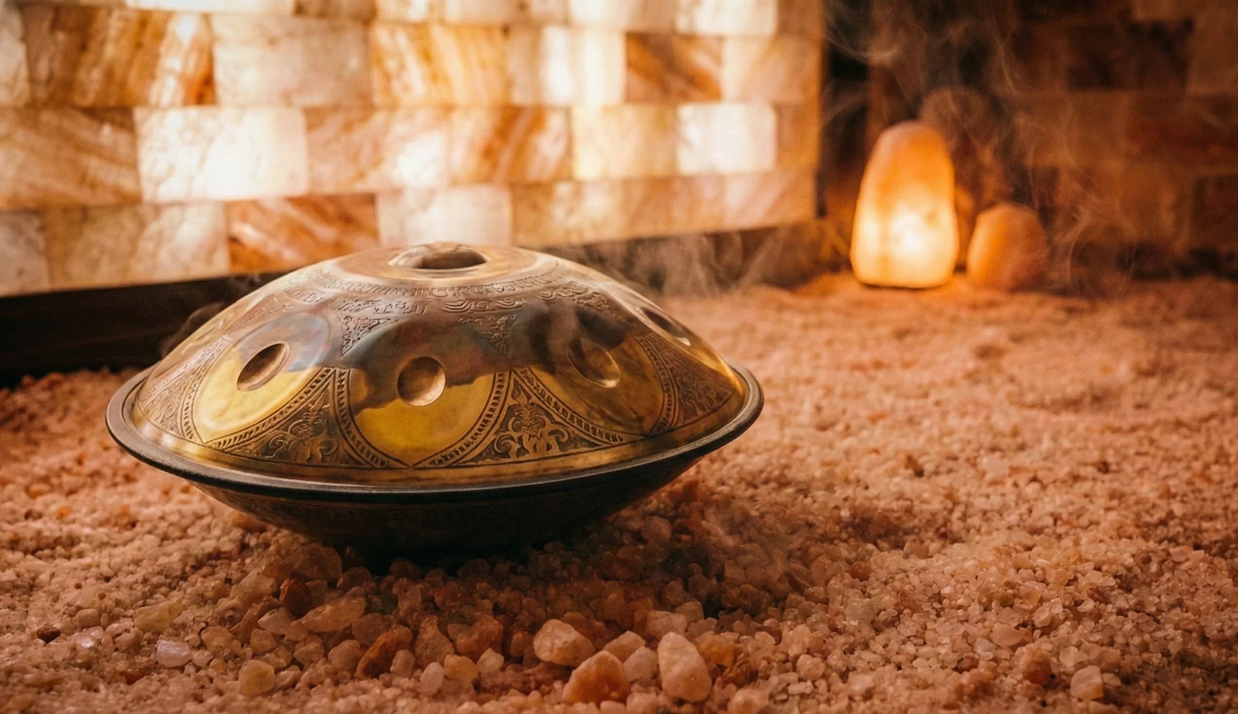 Sóbuda handpan hangutazás sószobában sóterápiával, óbudán, Budapesten